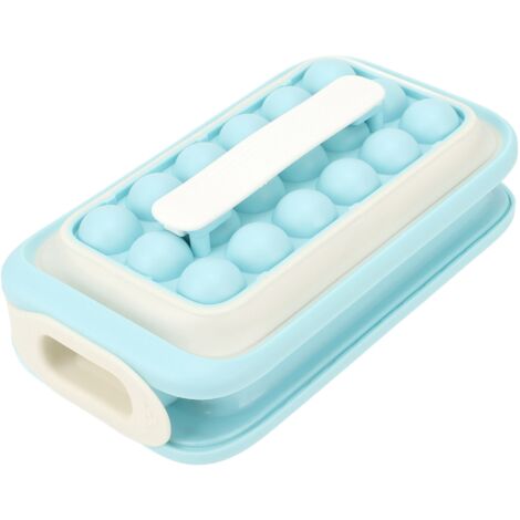 Bac à glaçons ronds robuste 18 cases étanche, moule à boules de glace pliable pour bar, voyage et extérieur (1/5)