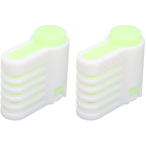 2 Pièces Guide de Découpe Multifonction pour Gâteaux et Pains, Accessoire de Cuisine DIY (Vert) (1/5)