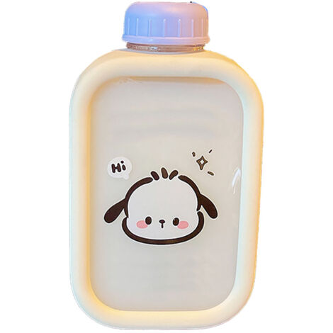 Gourde Étudiants Léger Anti-Fuites avec Bretelle - Bouteille d'Eau Portable Pratique (1/5)