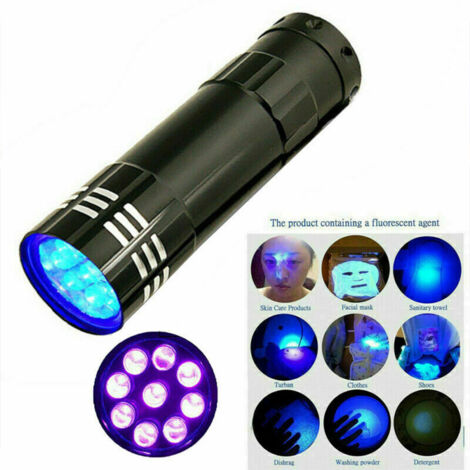 Lampe Torche UV Portable Multifonction - Détecteur de Faux Billets et Outil d'Inspection (1/4)