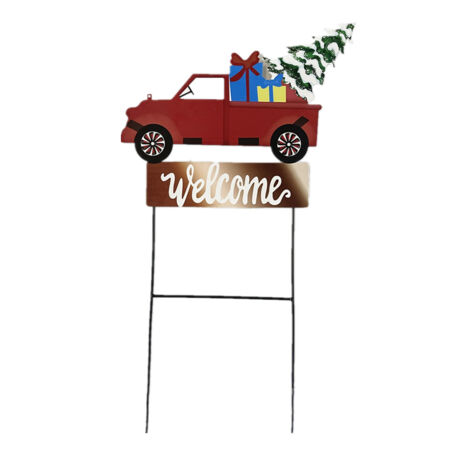 Pancartes de Noël pour Jardin et Pelouse, Décorations Extérieures de Fêtes pour Allées et Jardins (1/5)
