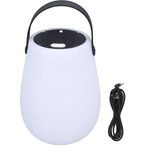 Lampe de table solaire étanche portable LED pour jardin, camping, hôtel, balcon, chambre (1/5)
