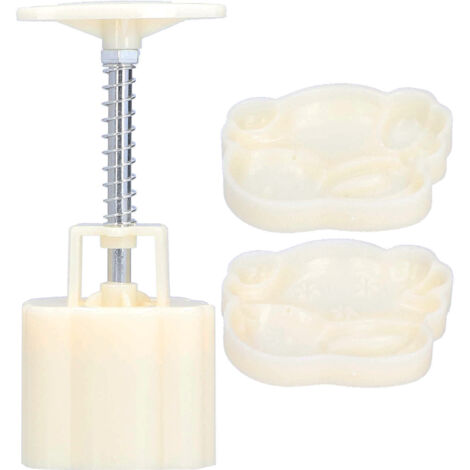 Moule à Gâteau en Forme de Lapin Épais avec 2 Tampons pour Pâtisserie Maison - 50g (1/5)