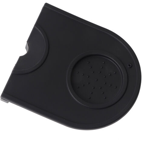 Tapis en Silicone pour Tasseur à Café, Support Accessoire Machine Expresso, Outil de Cuisine Noir (1/5)