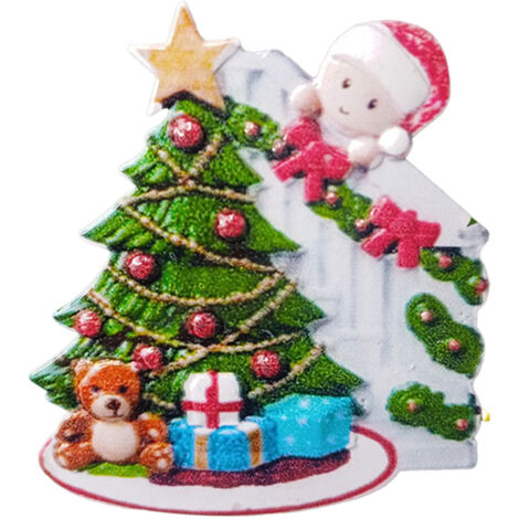 Pendentif Père Noël en Résine, Décoration de Noël pour Maison et Bureau (1/5)