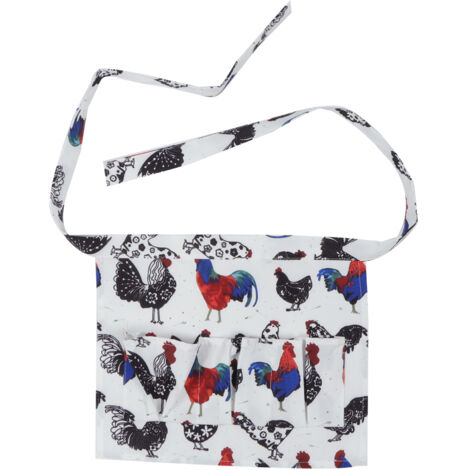 Tablier de ramassage d'œufs avec poches multiples pour poules et canards, fournitures de ferme, modèle 2S à 3 poches (1/5)