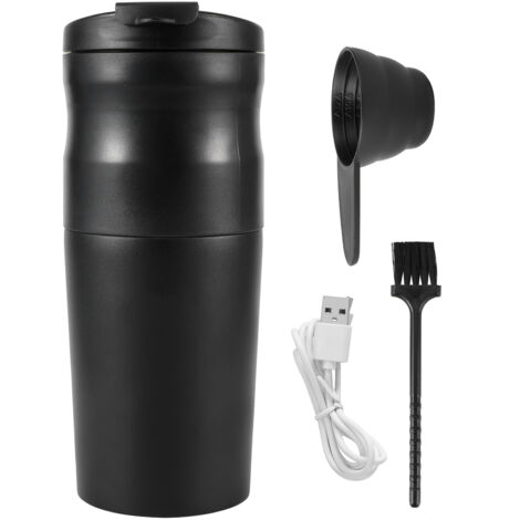 Moulin à café électrique en acier inoxydable - Broyeur à grains portable USB pour cuisine (1/5)