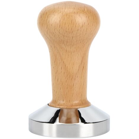 Tampon à Café 58mm, Presse Café Manuelle, Base Filetée 58mm Accessoire Machine à Café Bois (1/5)