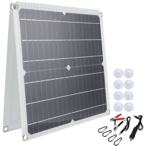 Panneau Solaire Extérieur 50W Pliable Imperméable, Chargeur pour Téléphone Portable et Ordinateur Portable (1/5)