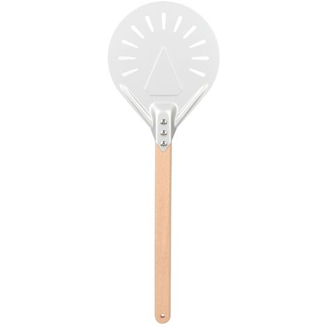 Pelle à Pizza Ronde 41cm avec Manche en Bois Amovible Anti-Brulure et Antidérapante (20cm)