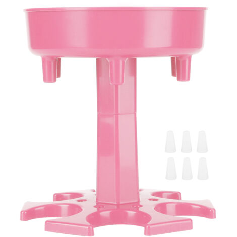 Distributeur de 6 verres à shot pour vin et bière - Accessoire de bar rose pour fêtes (1/5)