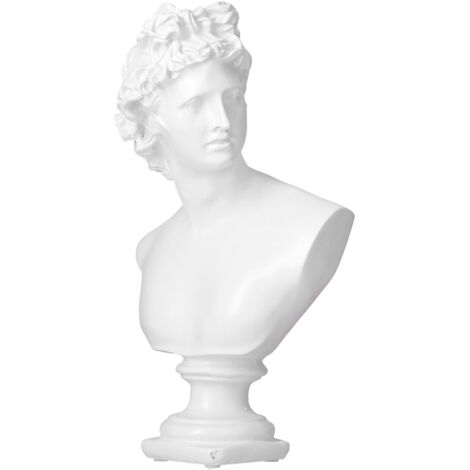 Buste de Figurine Style Nordique Blanc - Décoration Bureau Salon (1/5)