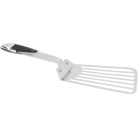 Spatule en acier inoxydable pour steak burger et poisson, ustensile de cuisine à fentes (1/5)