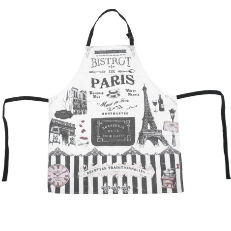 Tablier de Cuisine Élégant sans Manches Anti-Taches Accessoire de Cuisine (1/5)