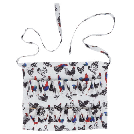 Tablier de collecte d'œufs avec 12 poches pour ferme, poules et canards, modèle L (1/5)