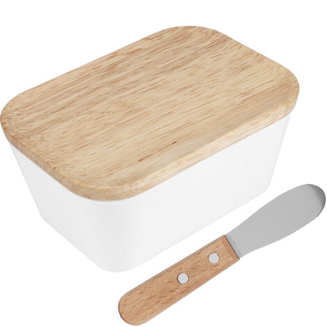 Boîte à Beurre Multifonction avec Couteau à Tartiner - Accessoire de Cuisine pour 250g (250ml) (1/5)