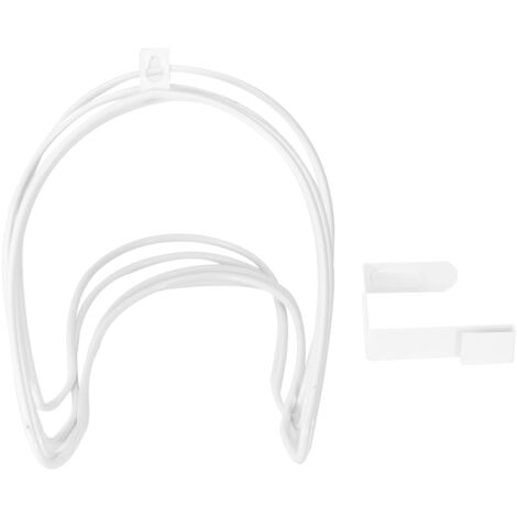 Porte-chapeaux et cintres empilables pour porte - Organisateur mural de cuisine blanc (1/5)