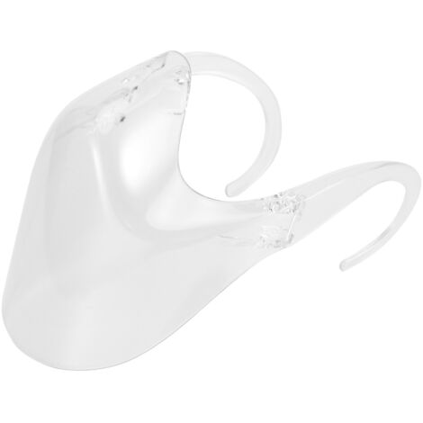 Masque de protection transparent anti-buée imperméable, accessoire sanitaire de sécurité