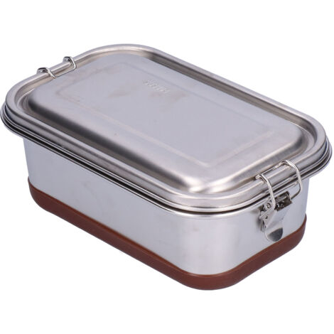 Boîte Bento en Acier Inoxydable, Imperméable et Isotherme pour Déjeuner - Idéale Bureau, Pique-nique, Voyage (Double Couche) (1/5)