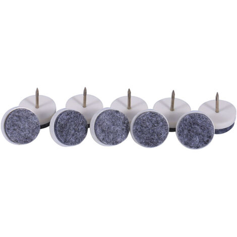 Lot De 1000 Patins Crochet Pour Meubles – 28mm Blanc, Onestopdiy