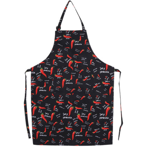 Tablier de cuisine professionnel avec poches pour hommes et femmes (5 Piment) (1/3)