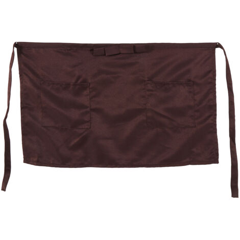 Tablier court à nœud papillon pour femmes/hommes, idéal pour la cuisine et le café, 1 pièce. (1/5)