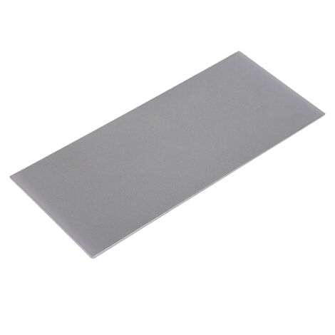 Pierre à aiguiser diamant carrée fine pour polissage et affûtage de couteaux, grain 1000 (1/5)