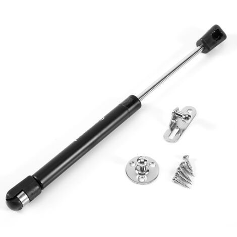 Support pneumatique hydraulique à gaz pour porte de meuble de cuisine, ressort de maintien noir pour charnière (1/5)