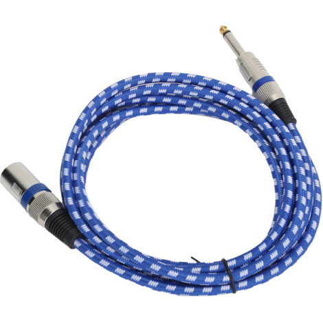 Câble Microphone XLR Mâle vers Jack 6.35mm Mâle pour Signal Équilibré JD6009 (1/5)