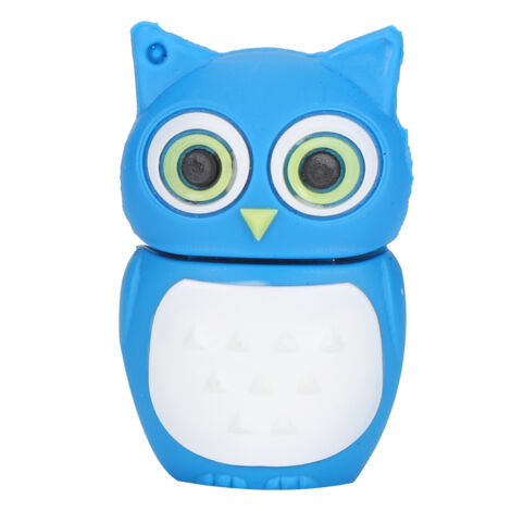 Clé USB 32GB Design Hibou Bleu Cartoon - Mémoire Flash Haute Vitesse pour Stockage en Gros (1/5)