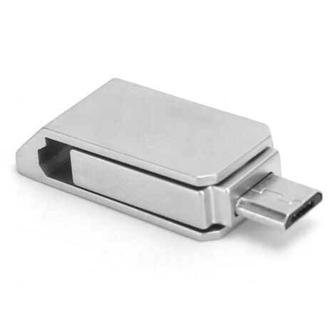 LAMYOO S013 Clé USB 2.0 Portable en Boîtier Métallique Plug & Play pour Android, Mobile et Ordinateur 32GB (1/5)