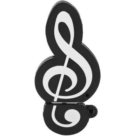 Clé USB 64GB Design Note de Musique - Stockage, Transfert de Films, Cadeau Original (1/5)