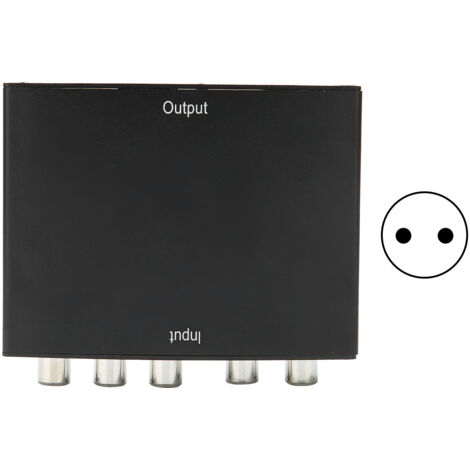 Convertisseur YPbPR vers HDMI 1080P Audio Vidéo pour PC - Alimentation 100-240V EU (1/5)