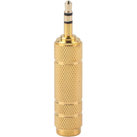 Adaptateur Audio Stéréo 3.5mm Mâle vers 6.5mm Femelle pour Casque (1/5)