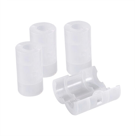 Adaptateur 4 Piles AA vers C, Support Convertisseur, Boîtier Blanc (1/5)