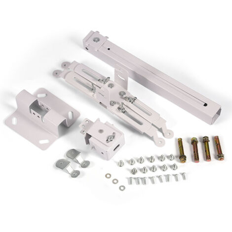 Support Universel pour Projecteur - Fixation Murale et Plafond Blanc (1/5)