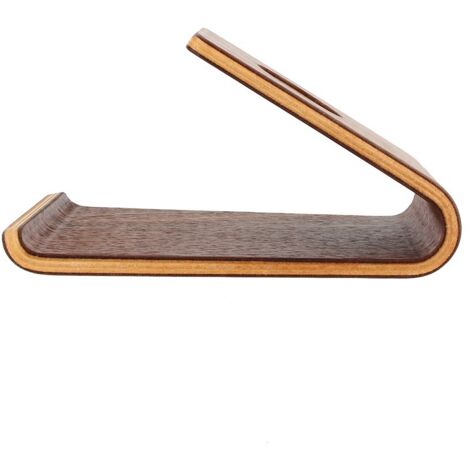 Support téléphone en bois antidérapant et léger pour mobiles et tablettes (1/5)