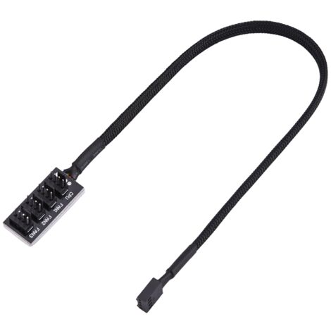 Câble Diviseur d'Alimentation 4-Pin pour Ventilateurs CPU et Boîtier PC (1/5)