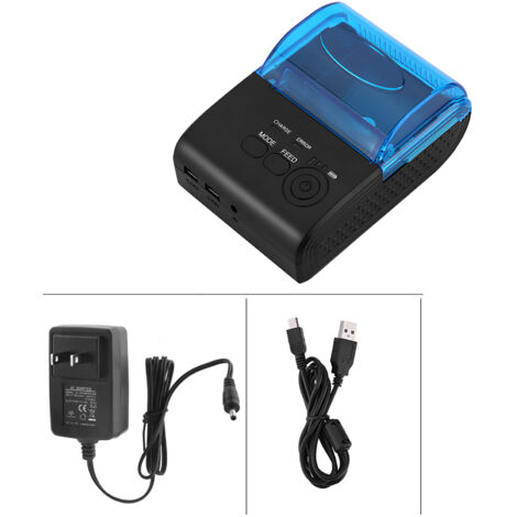 Imprimante thermique Bluetooth 4.0 mini 58mm pour Android/Windows, prise US, compatible POS/ESC/STAR (1/5)