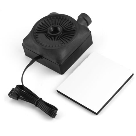 Pompe à eau PC 12V ultra silencieuse pour refroidissement liquide, débit 500L/h, raccord G1/4 (1/5)