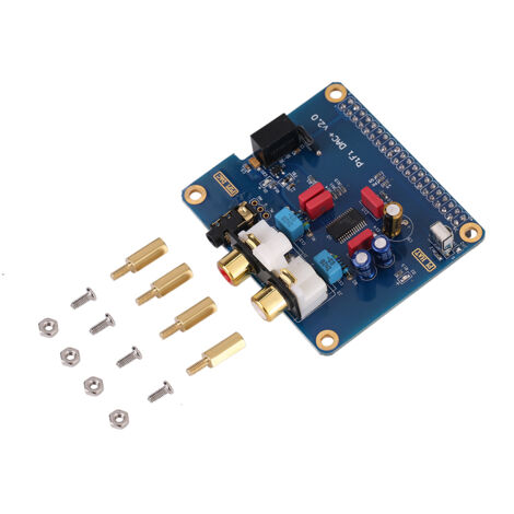 Carte Audio Numérique HIFI DAC DIGI pour Raspberry Pi 3B/2B/B avec Interface I2S (1/5)
