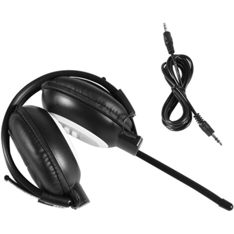 Casque Audio Sans Fil avec Réduction de Bruit et Affichage LCD, Pliable et FM (1/5)