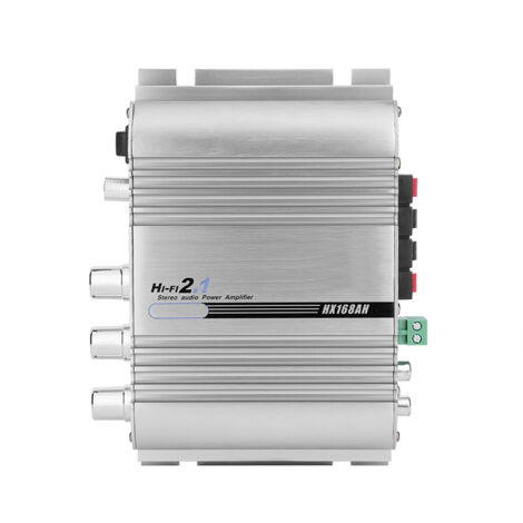 Amplificateur Voiture 12V 2.1 Canaux avec Subwoofer - Mini Ampli Puissant pour Son Hi-Fi et Basses Profondes