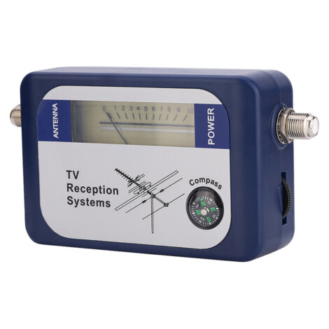 Détecteur de Signal Antenne TV Numérique Mini Finder pour Réception Aérienne et Terrestre