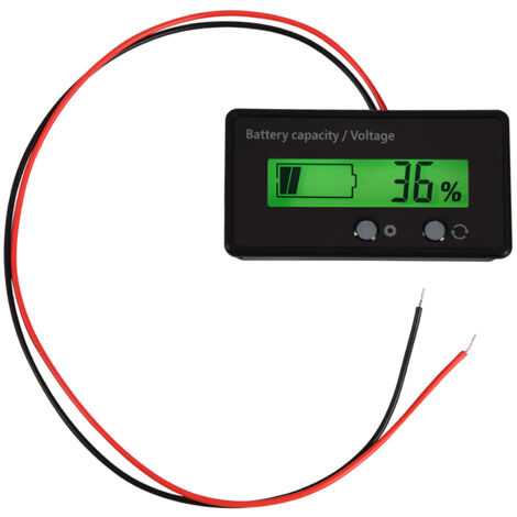 Écran LCD Rétroéclairé - Testeur Universel de Capacité et Tension de Batterie - Voltmètre Moniteur (1/5)