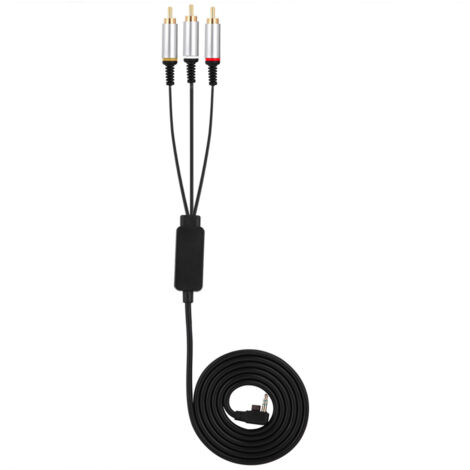 Câble AV Audio Vidéo 1,5 m pour PSP 2000/3000 - ABS (1/5)