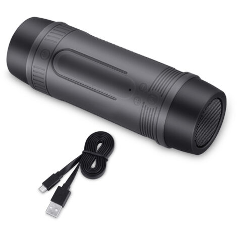 Enceinte Bluetooth Vélo Portable Imperméable avec Power Bank et Lampe Torche (1/5)
