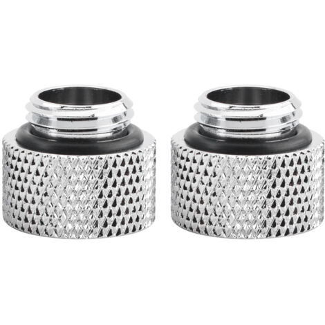2 pièces Raccord Allonge Mâle/Femelle G1/4 pour Refroidissement à Eau, Siège de Vis (10mm) (1/5)