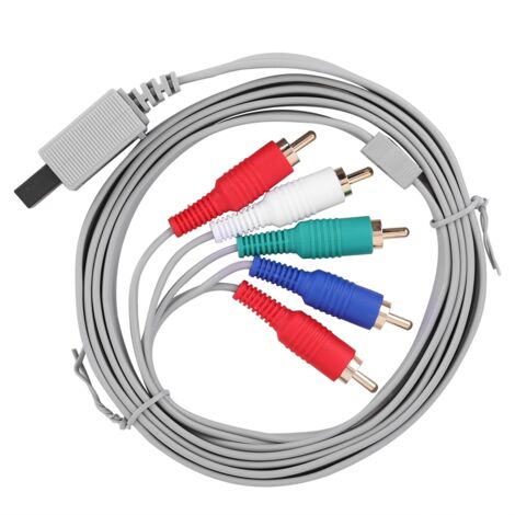 Câble Adaptateur Audio Vidéo Haute Définition pour Console Wii U - Connexion HDTV et Composant (1/5)