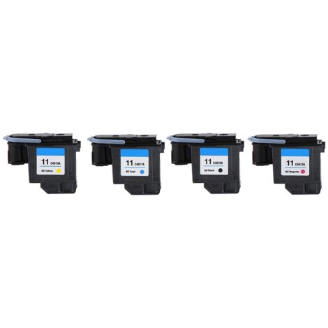 Tête d'impression C4810A Couleurs Vives - Compatible HP 500 510 800 - Kit CMJN Haute Qualité